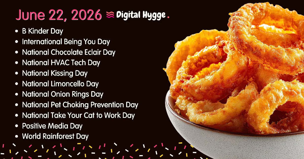 National Days on June 22, 2026