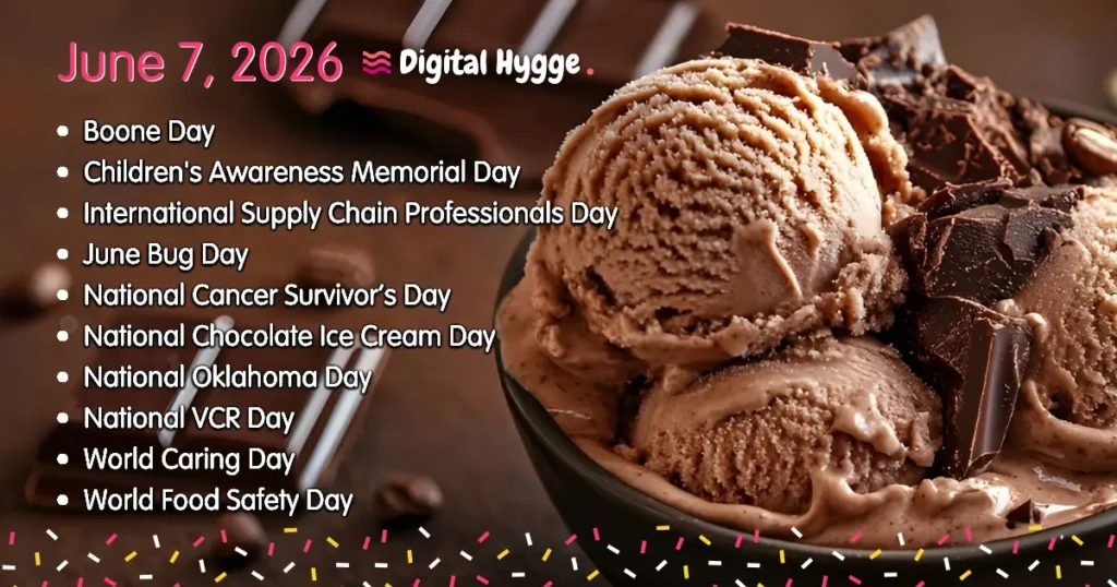 National Days on June 7, 2026