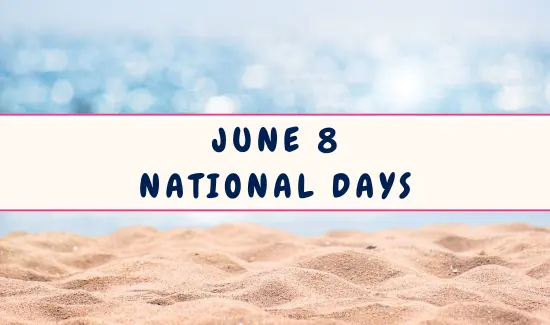 National Days on June 8