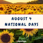 August 4 National Days