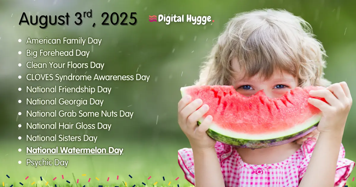 National Days on August 3rd