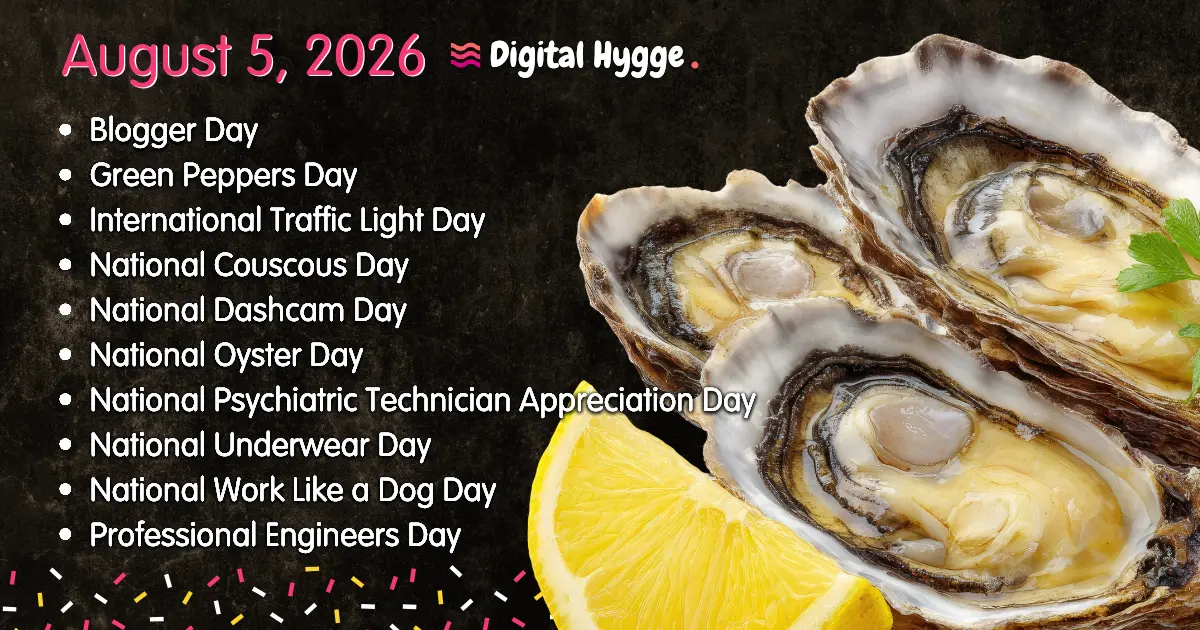 National Days on August 5, 2026