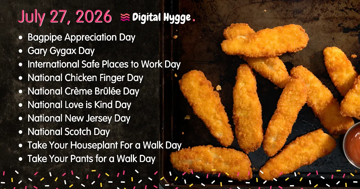 National Days on July 27, 2026