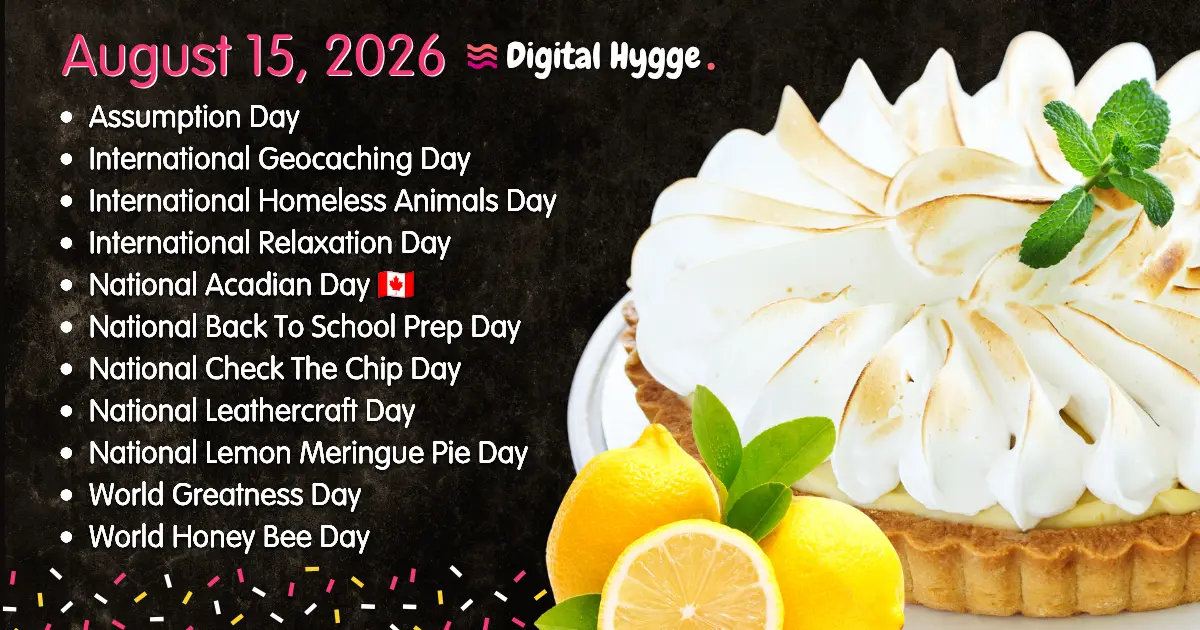 National Days on August 15, 2026