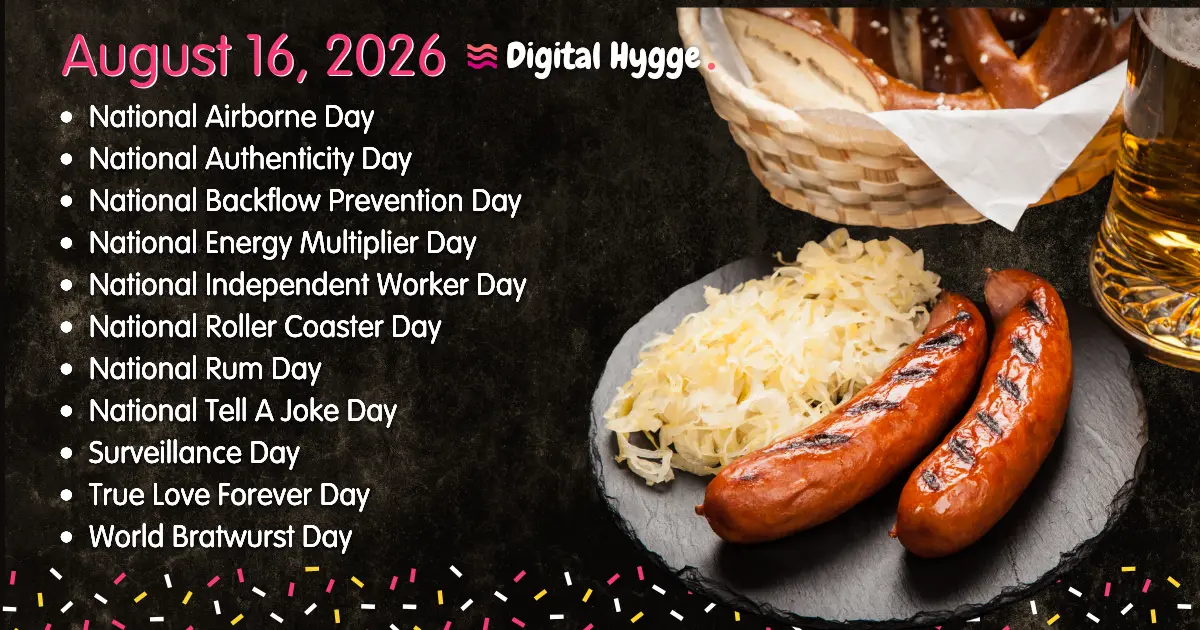 National Days on August 16, 2026