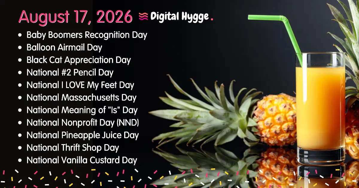 National Days on August 17, 2026