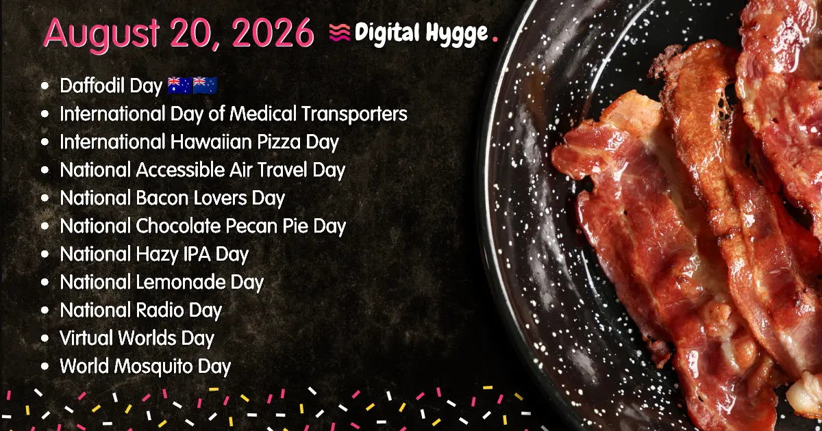 National Days on August 20, 2026
