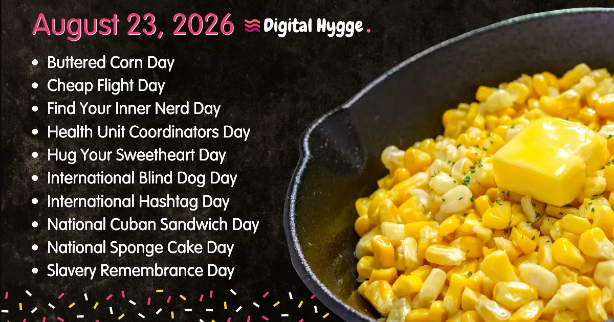 National Days on August 23, 2026