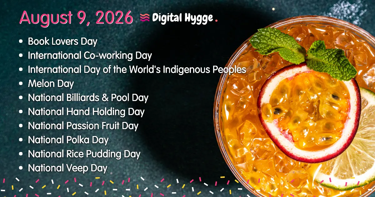National Days on August 9, 2026