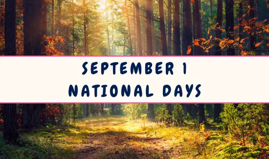 National Days on September 1