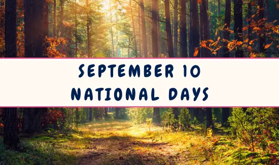 National Days on September 10