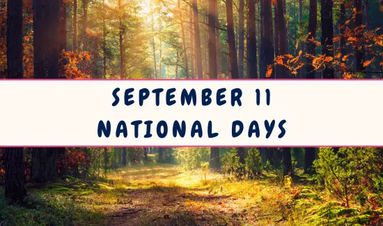 National Days on September 11
