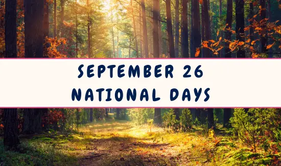 National Days on September 26