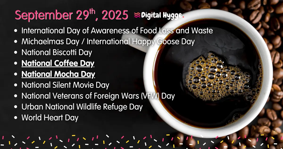 National Days on September 29th Updated