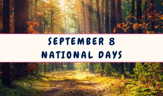 National Days on September 8