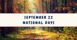 September 22 National Days
