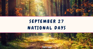 September 27 National Days