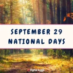 September 29 National Days
