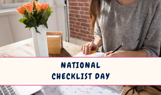 National Checklist Day