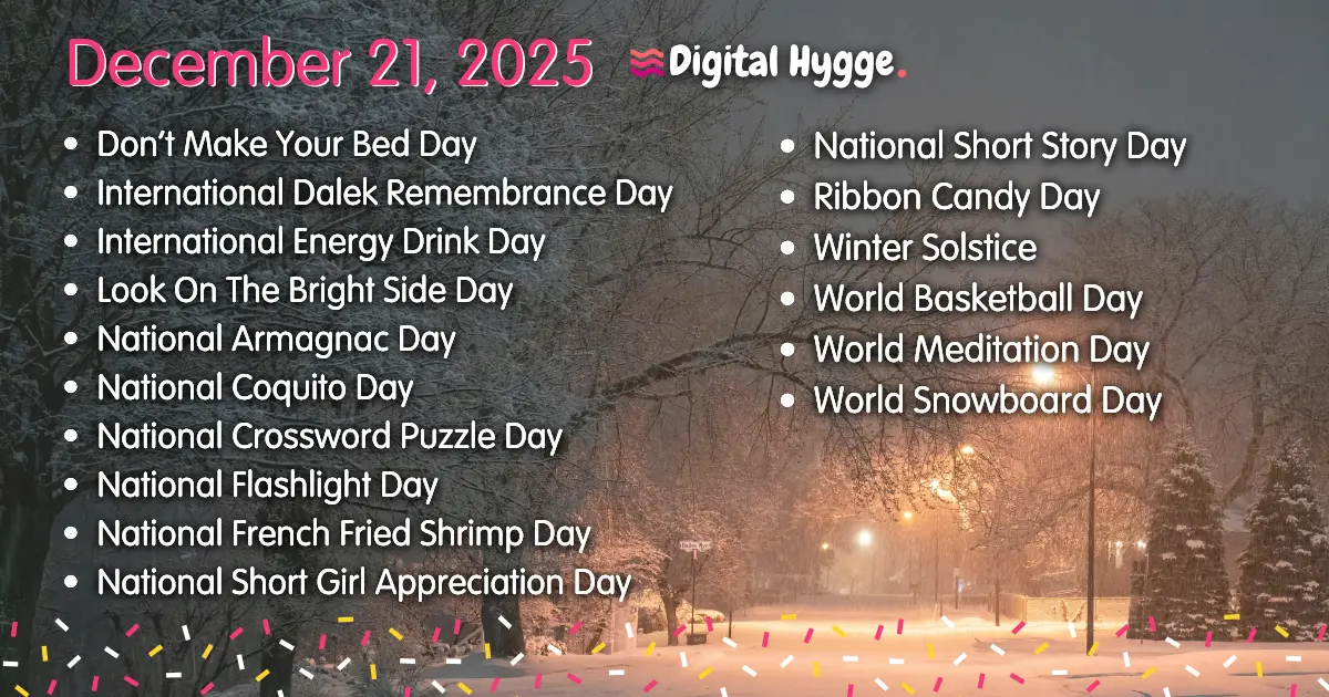 National Days on December 21