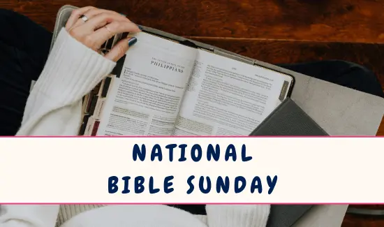 National Bible Sunday in January