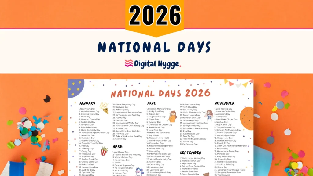 National Days 2026 (Printable PDF)