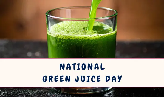 National Green Juice Day in January