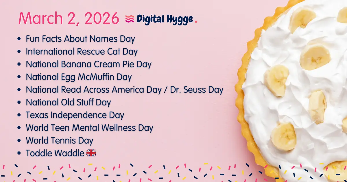 National Days on March 2, 2026