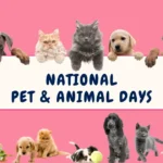 National Pet & Animal Days