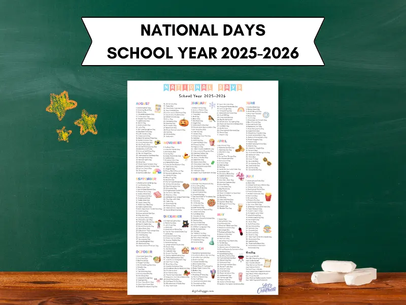 National Days Academic Year 2025-2026