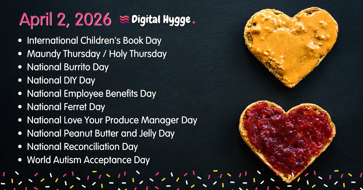 National Days on April 2, 2026