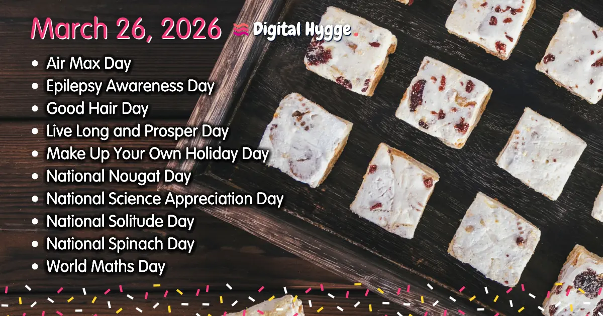 National Days on March 26, 2026