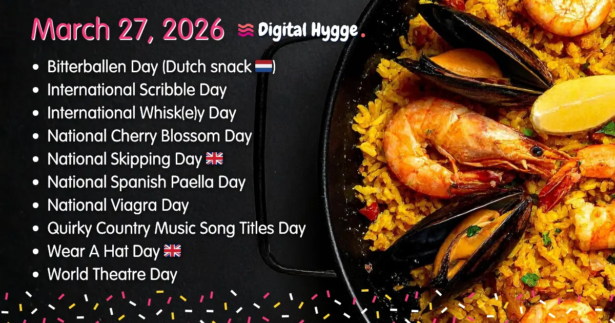 National Days on March 27, 2026