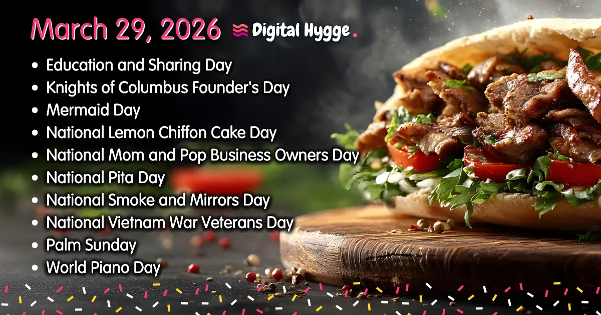 National Days on March 29, 2026