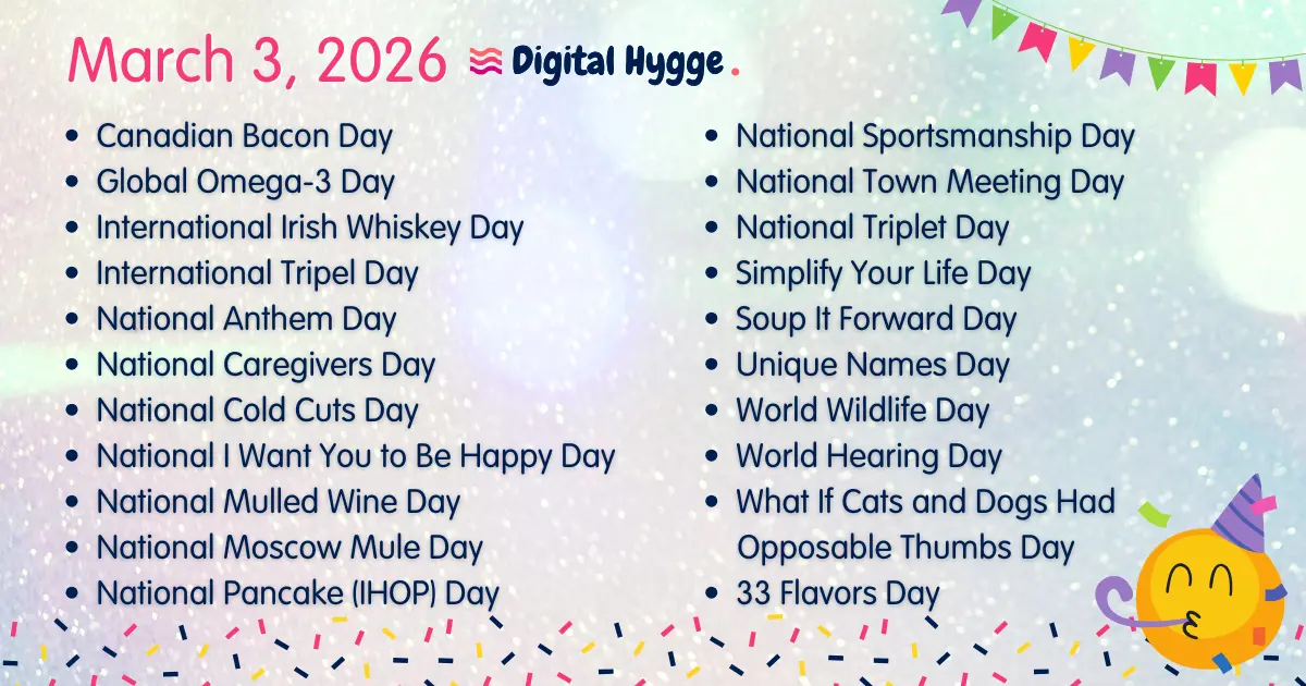 National Days on March 3, 2026