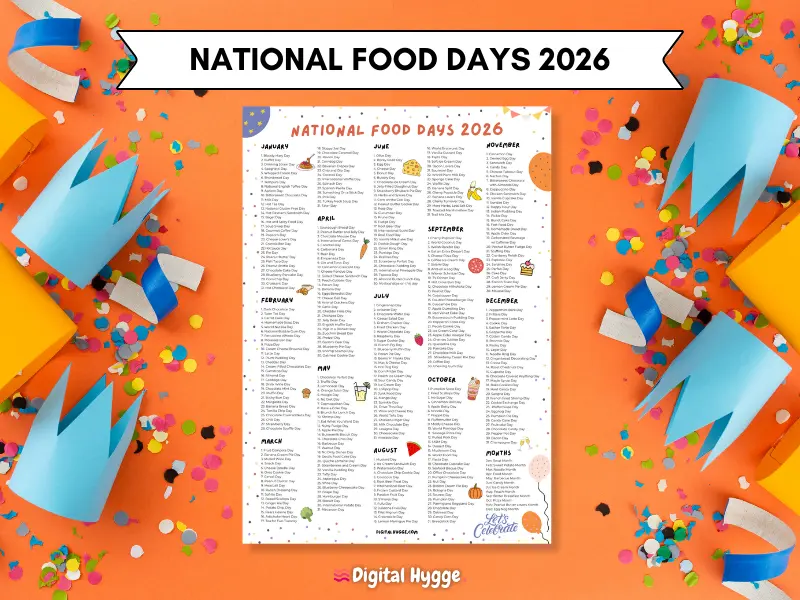 National Food Days 2026 Festive