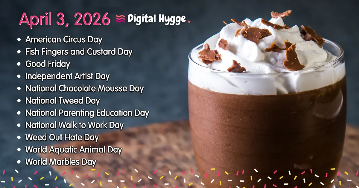 National Days on April 3, 2026