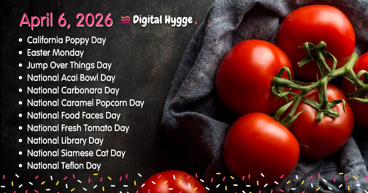 National Days on April 6, 2026