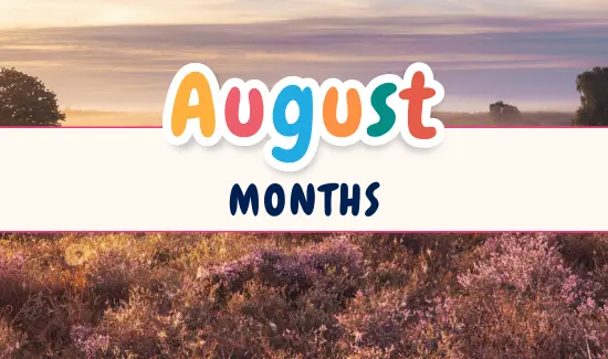 August National Months