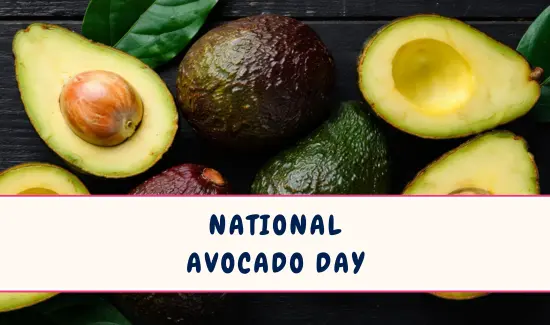 National Avocado Day in July