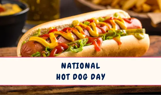 National Hot Dog Day in July
