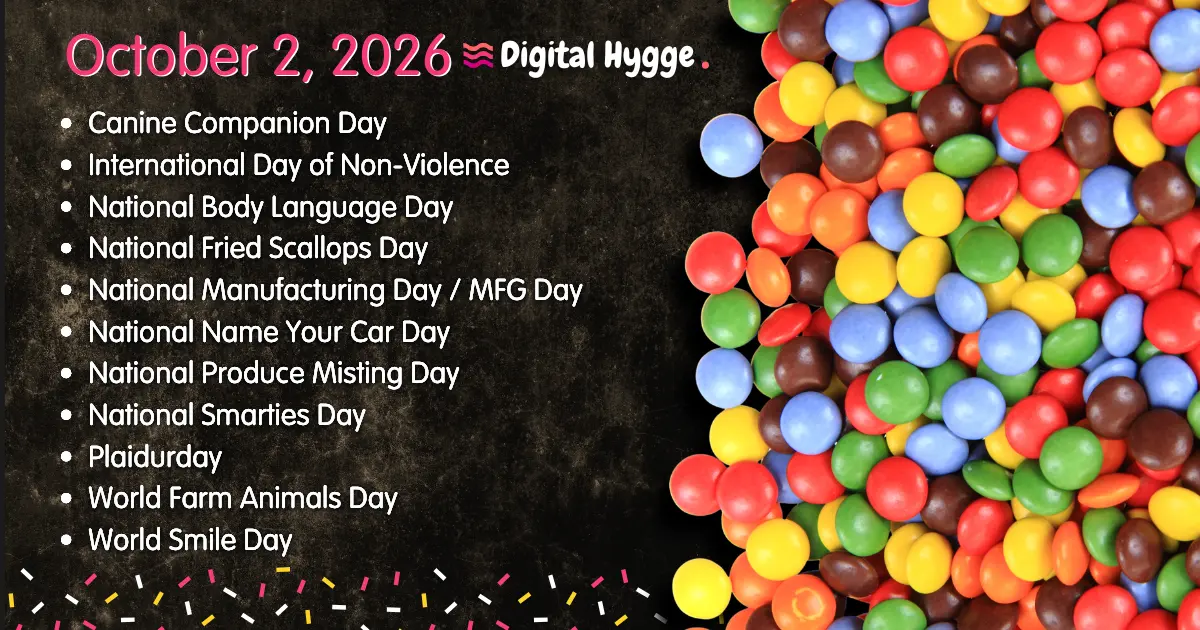 National Days on October 2, 2026