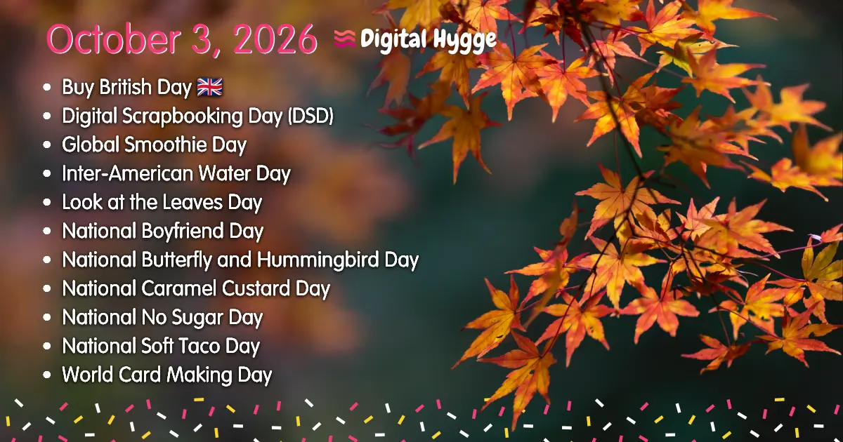 National Days on October 3, 2026