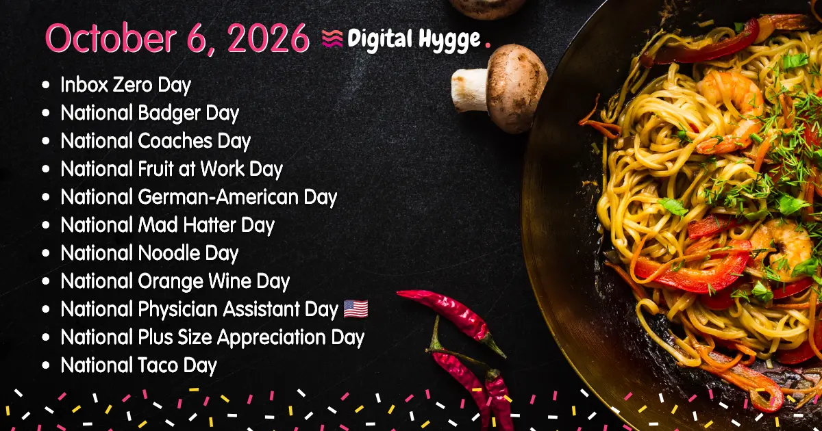 National Days on October 6, 2026
