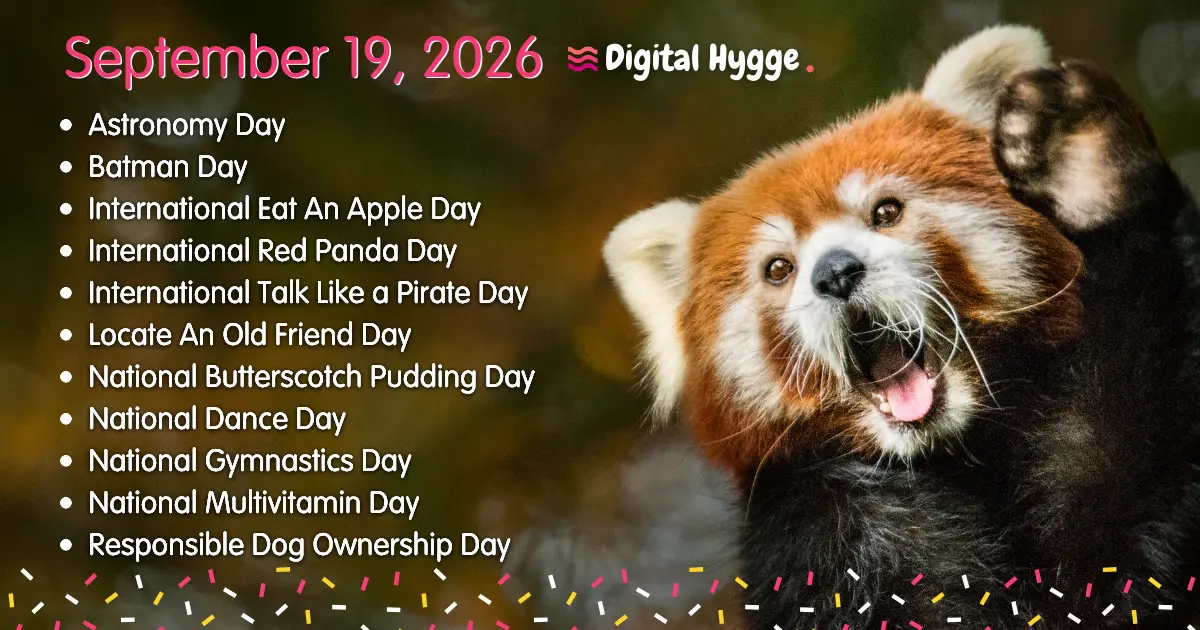 National Days on September 19, 2026