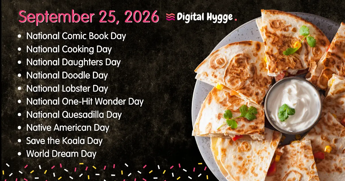 National Days on September 25, 2026