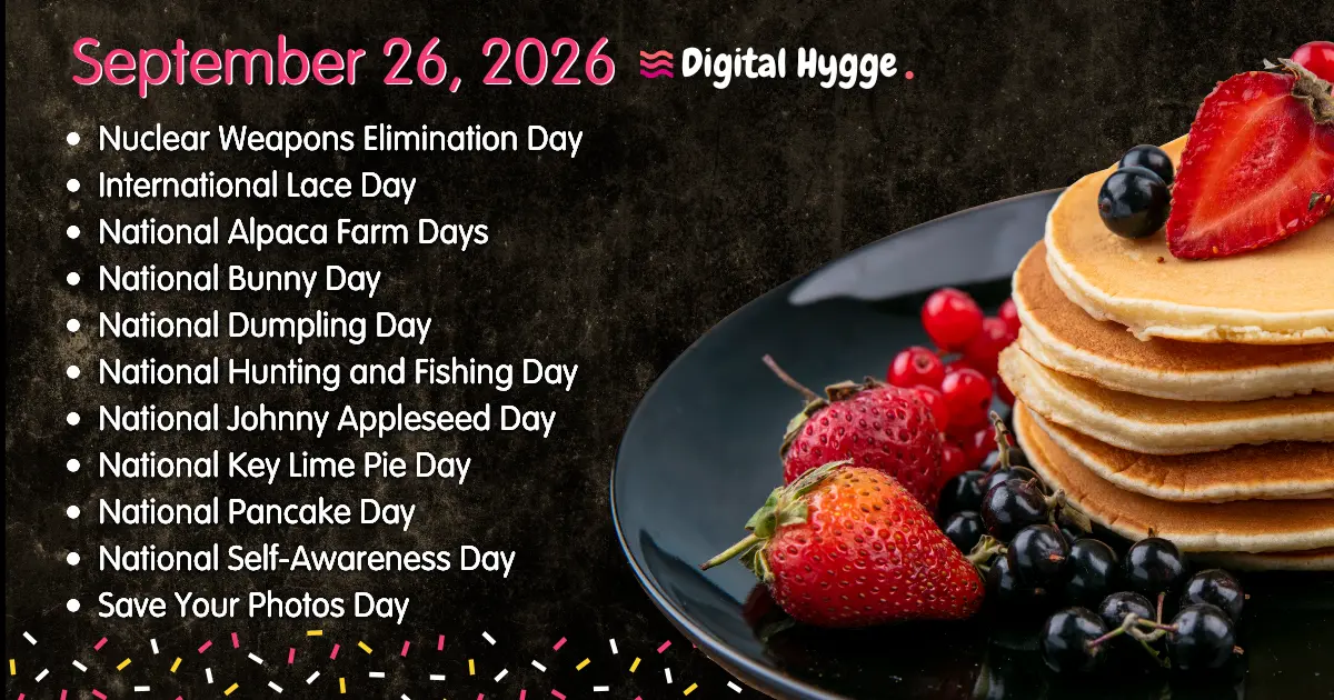 National Days on September 26, 2026