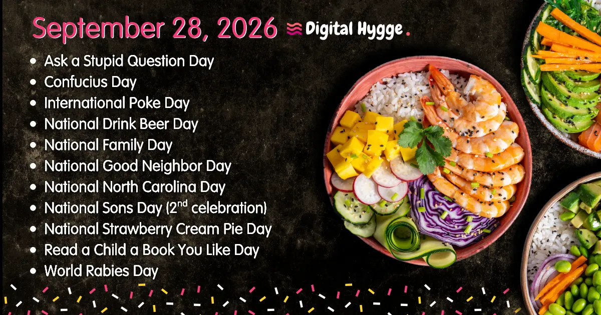 National Days on September 28, 2026