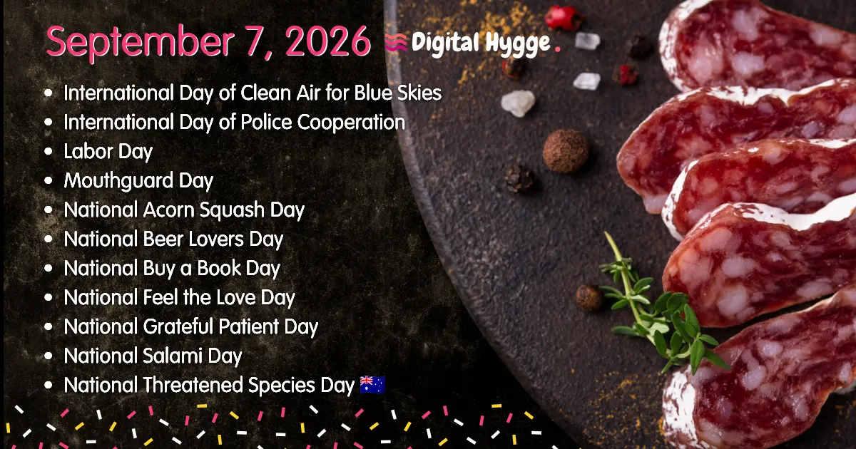 National Days on September 7, 2026