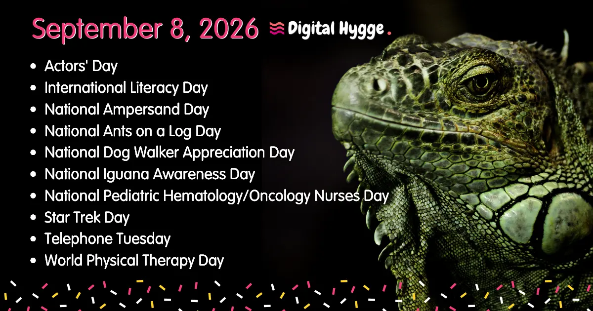 National Days on September 8, 2026